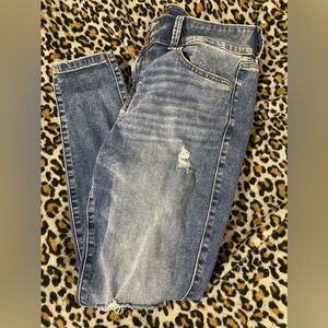 Torrid Ripped Light Wash Super Skinny Jeggings, Size 12 Short